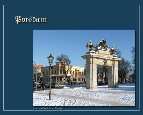 am winterlichen jgertor